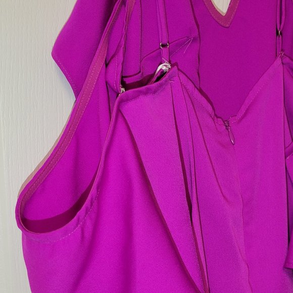 Spineta Magenta Hi Low dress - Picture 5 of 8